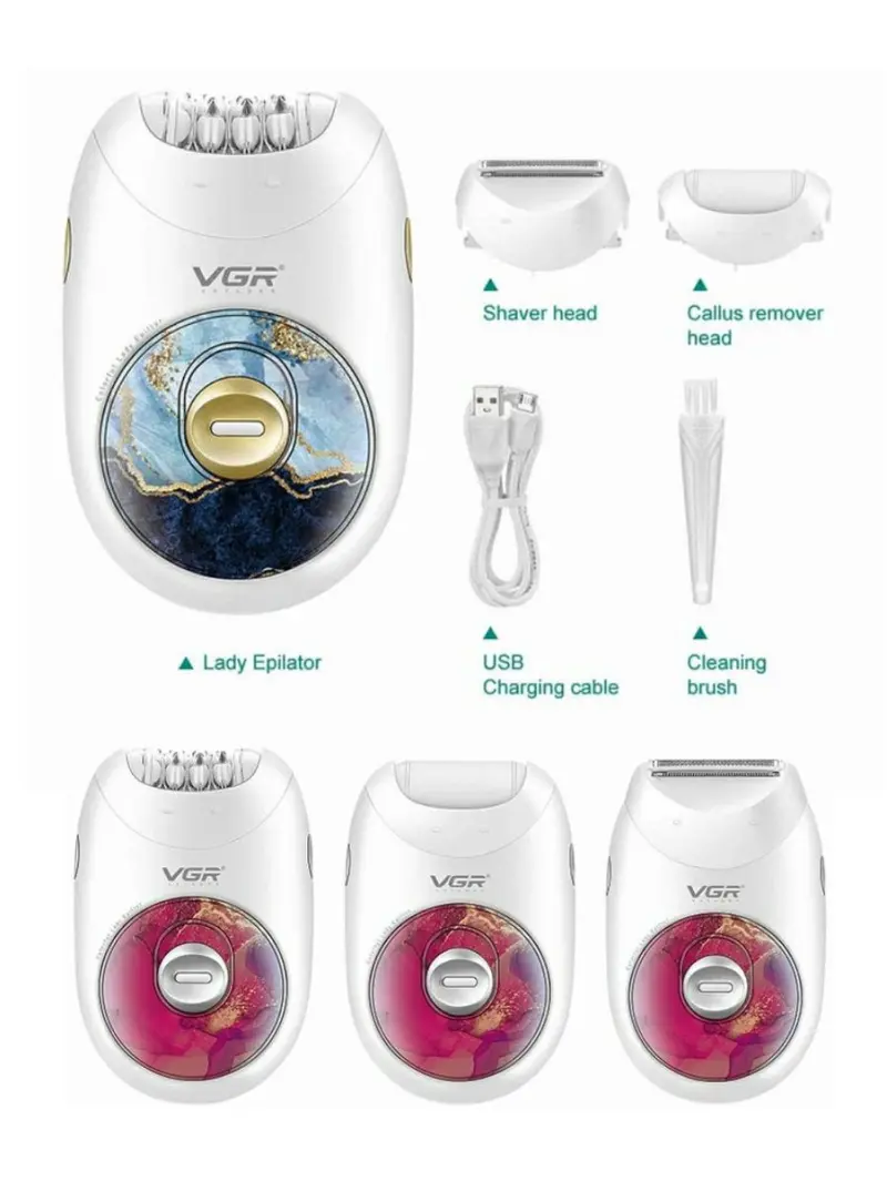V-736 | Epilator Professional Electric Hair Removal Device