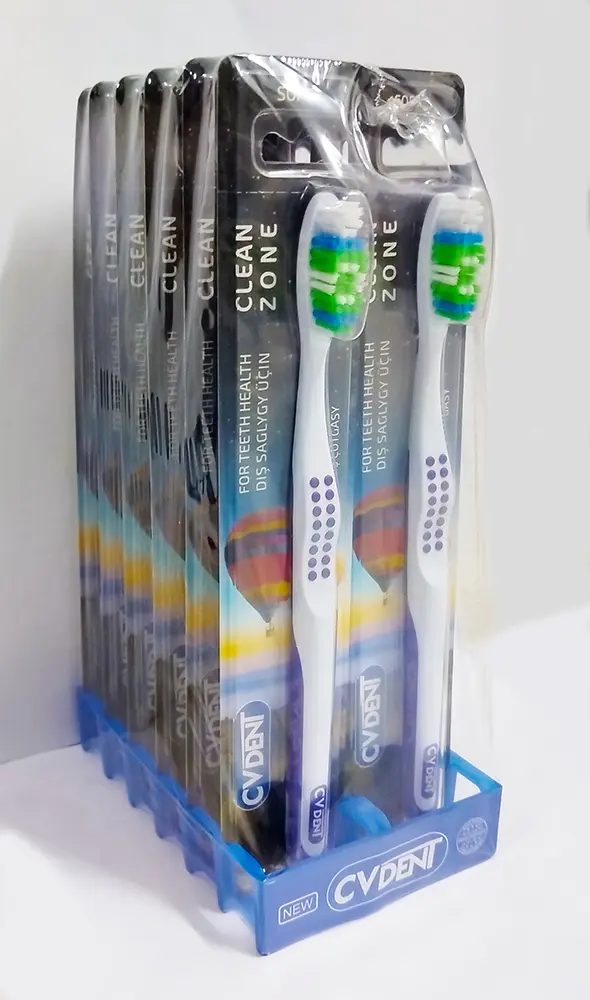 Зубная щетка CV-DENT CLEAN ZONE SOFT 24 шт.