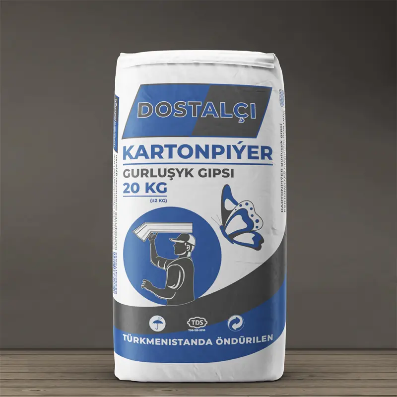 Dost alçi Kartonpiyer | Gurluşyk gipsi 20 kg