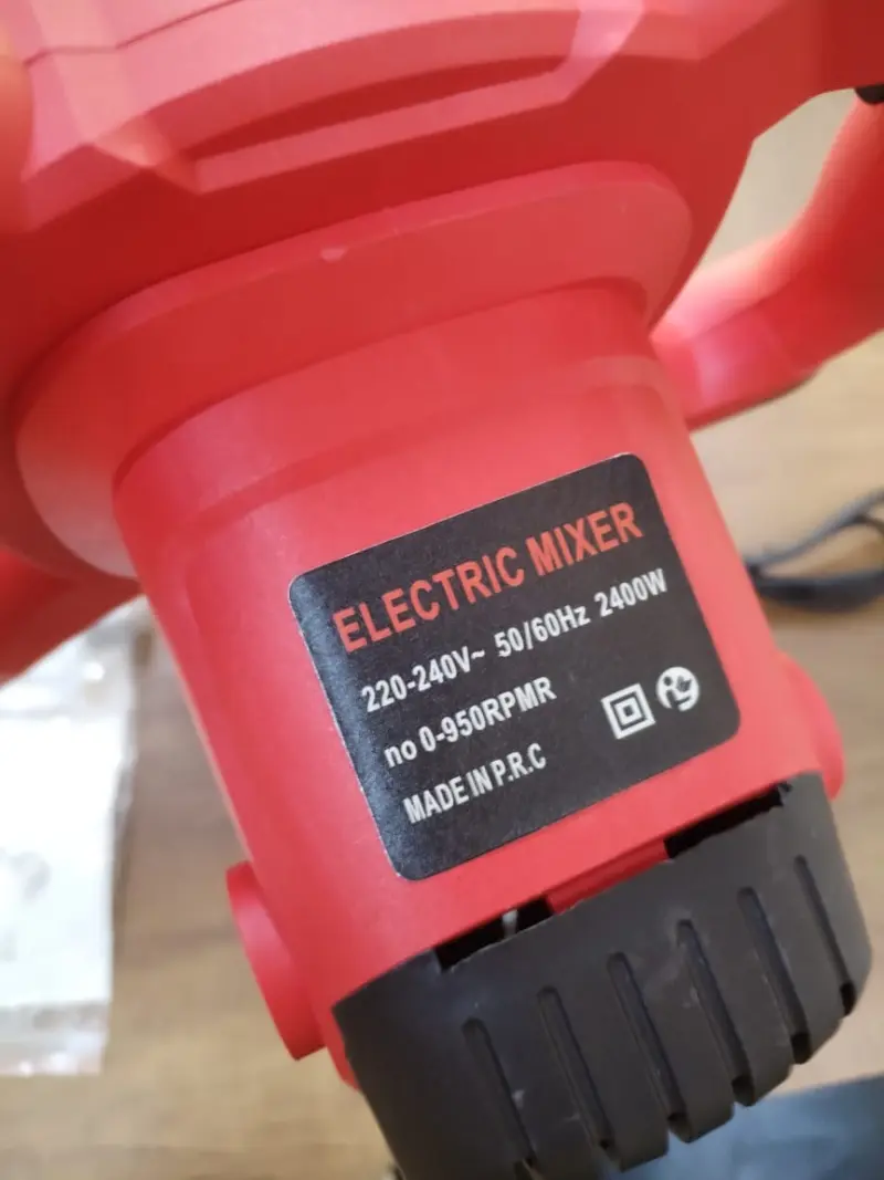 El gurluşyk mikseri 1500 Wt