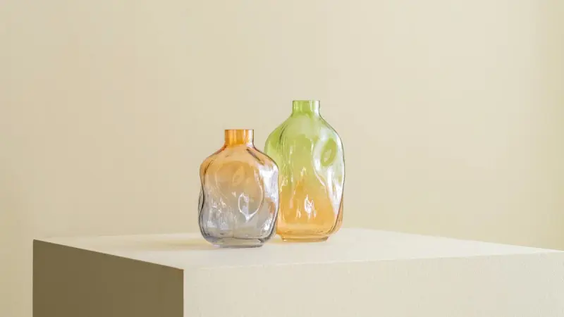 AMORFO 3200421126 | Glass Vase Small Gradient Design