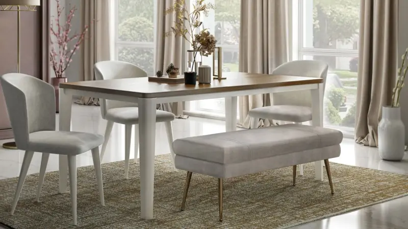 LIDYA 3200394877 | Dining Room Carpet 200x290 cm Durable Textile