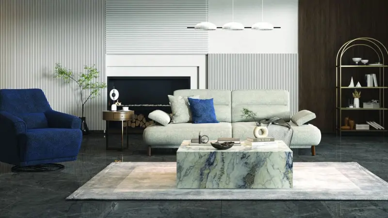 LIONTE 3200415880 | Мобильный кофейный столик на колесиках