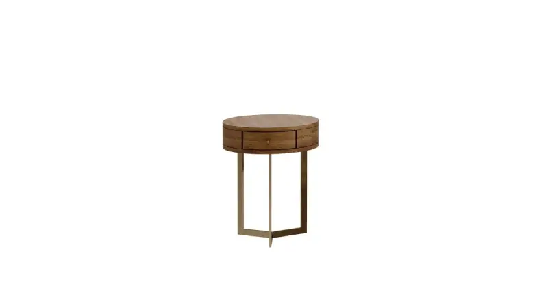 LIONTE 14043 | Side Table With Drawer Space-Saving Design