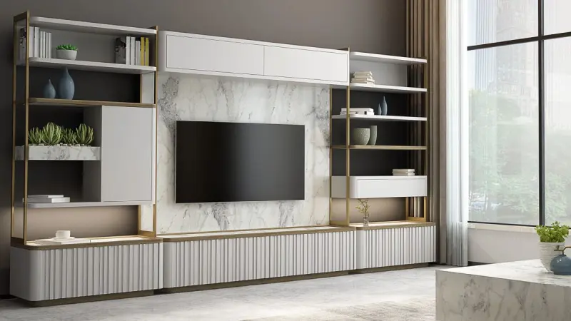 LIONTE 14282 3200415407 | Тумба под ТВ с ящиком 94 см