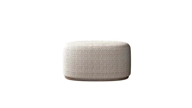 LUCENTA 49195 ORTA SEHPA PUF G/7191 | Middle Pouf Table Grey Upholstery