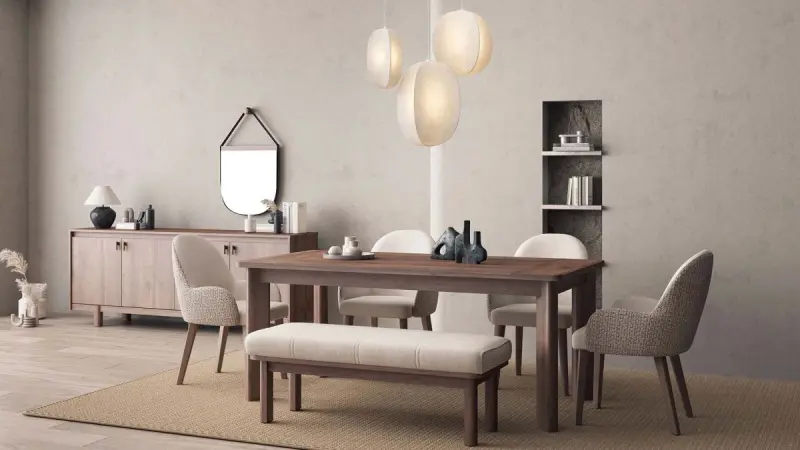 LUCENTA 3200420384 | Bench-Pouf Commercial Upholstered Seating