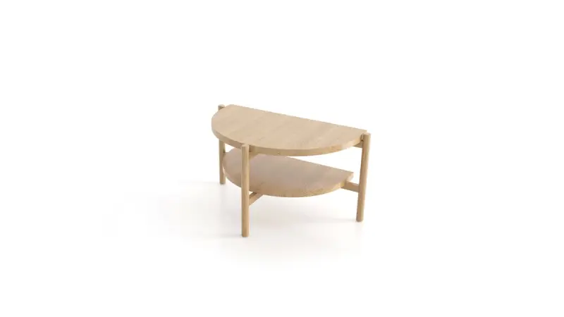 MARSA 3200422612 | Coffee Table Semi-Circle High-Durability