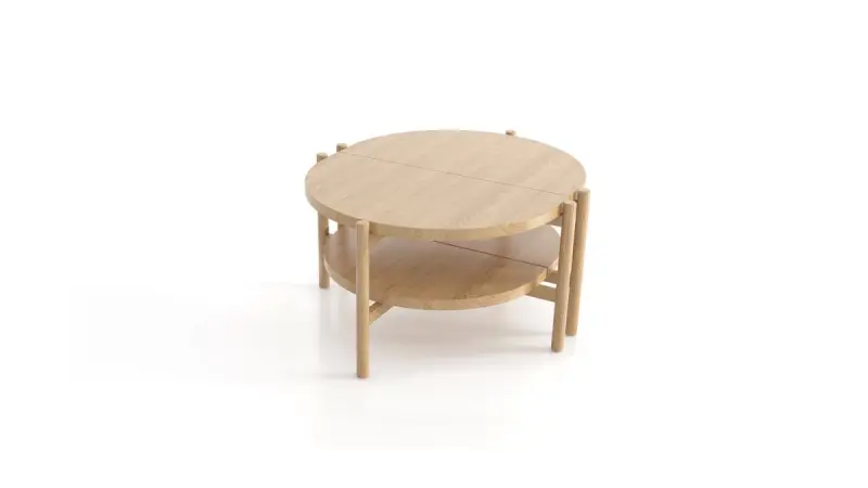 MARSA 3200422612 | Coffee Table Semi-Circle High-Durability