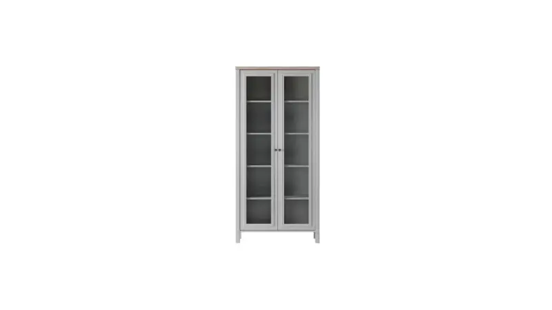 MARTHA 55243 | Glass Bookcase Office Shelf Modern Design