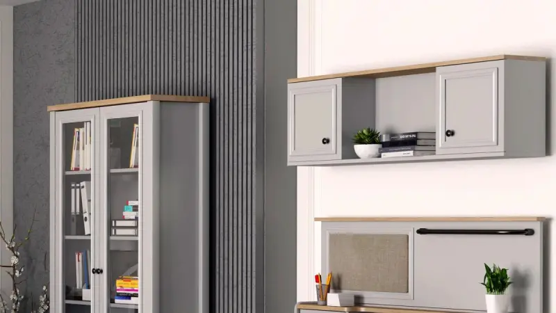 MARTHA 3200415418 | Overhead Desk Cabinet Efficient Storage