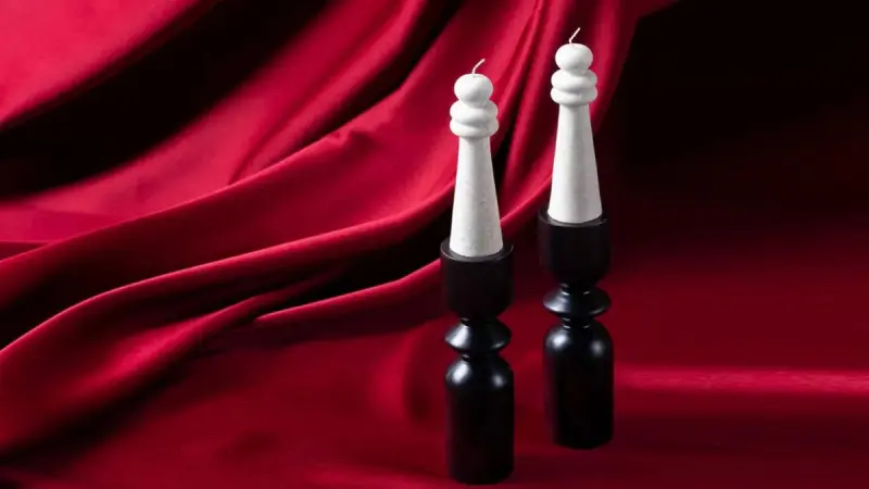 MARTHA 3200404665 | Candle Holder Classic Metallic Finish