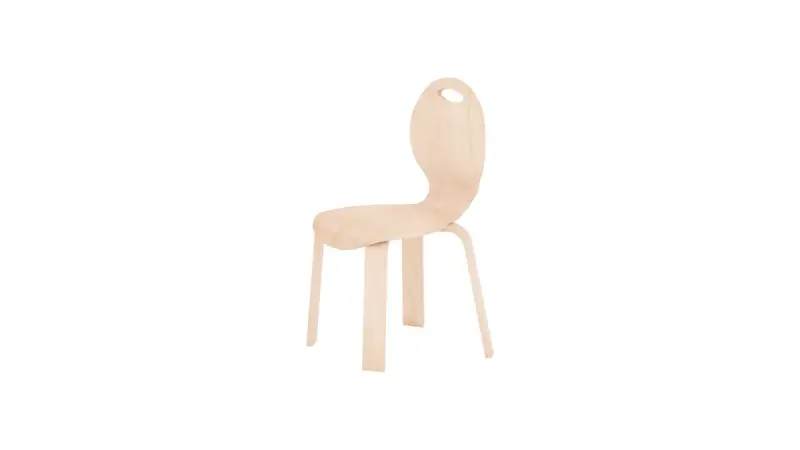 NATURAL 3200398612 | Children's Chair Natural Wood