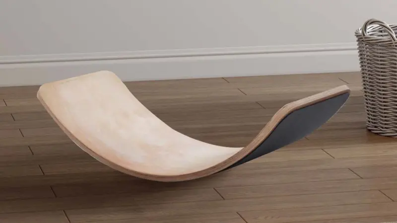 NATURAL 3200398614 | Wooden Balance Board Natural Wood