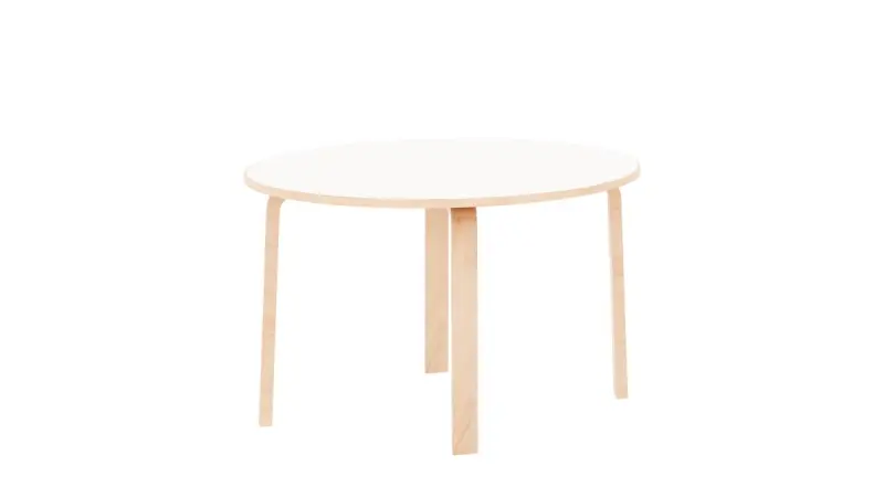 NATURAL 3200398610 | Activity Table Round Durable Wood Finish