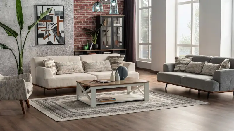 BARCELONA 3200392244 | Area Carpet 160x230 cm Durable Synthetic Fiber