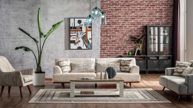 BARCELONA 3200392244 | Area Carpet 160x230 cm Durable Synthetic Fiber