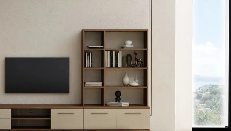 SENTA 83081 | Настенный шкаф над ТВ 100 см