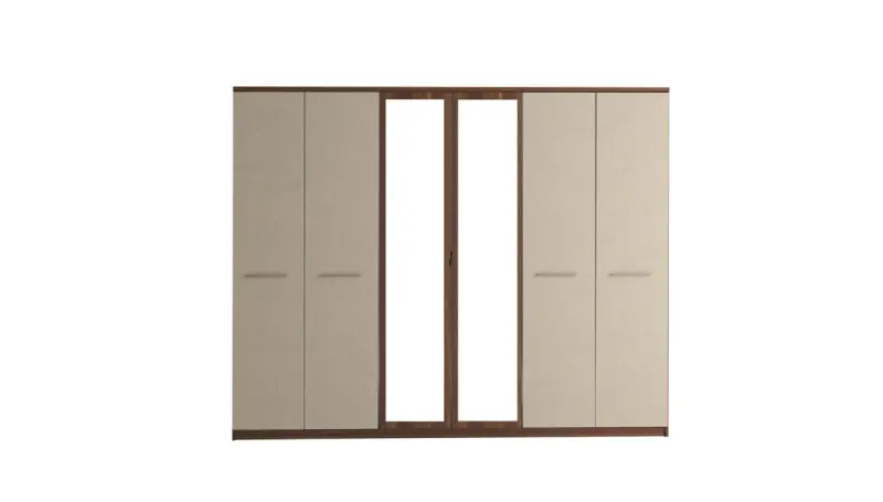 SENTA 83106 | Six-Door Storage Cabinet Durable Composite