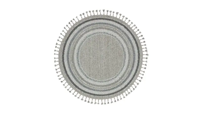 SIENA 3200392238 | Tegelek haly 160x160 sm, ýokary hilli