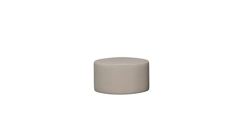CALINA 3120015714 | Pouf Coffee Table Round, Upholstered Seat