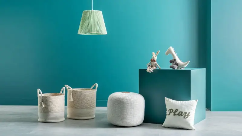 CAPY 3200420555 | Плетёная Корзина для Хранения Большая Экрю