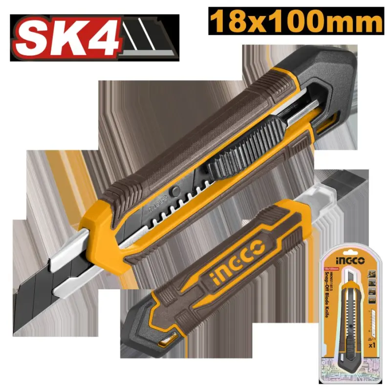 Ingco 18x100mm gurluşyk pyçagy HKNS11815