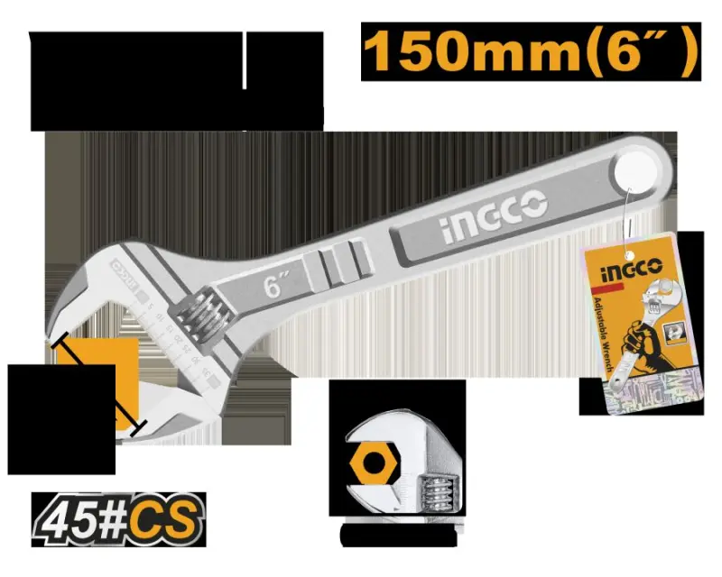 Ingco açylýan açar 150mm (Model HADW131062)