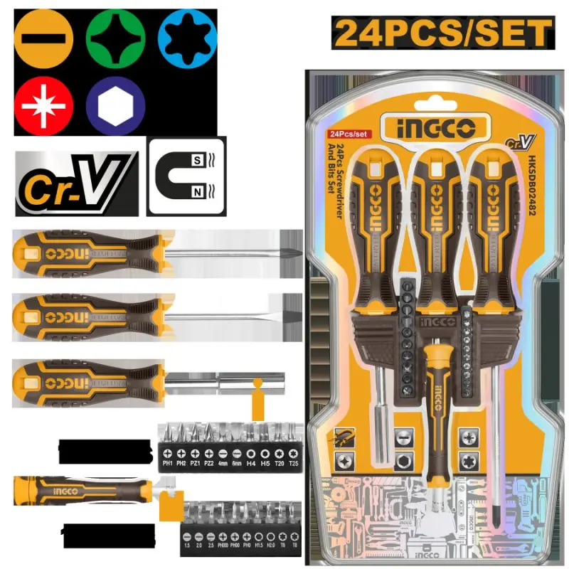 Ingco tornavida we 24 başlykly toplum HKSDB02482