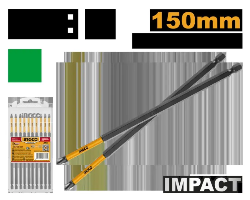 Ingco professional zarba bitleri 2 150mm 10 sany SDBIM11PH263