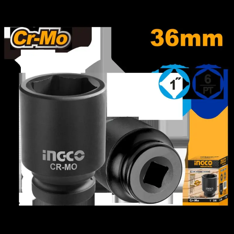Ingco 1"DR täsirli nasadka 36 mm (HHIS0136L) – Senagat üçin