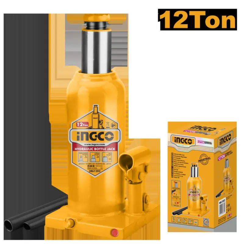 Ingco HBJ1202 gidrawlik butulka domkrat 12 tonna 235-470mm