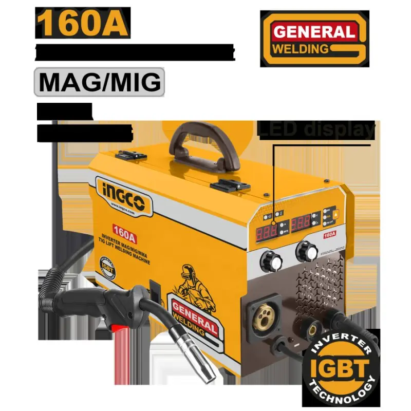 Ingco MMA 5-den 1-e invertor kebşirleý enjamy ING-MGT1601