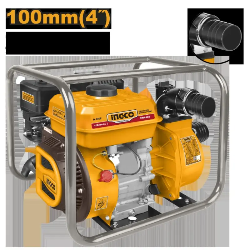 INGCO GWP402 Benzinli suw nasosy 100mm 1500L/min