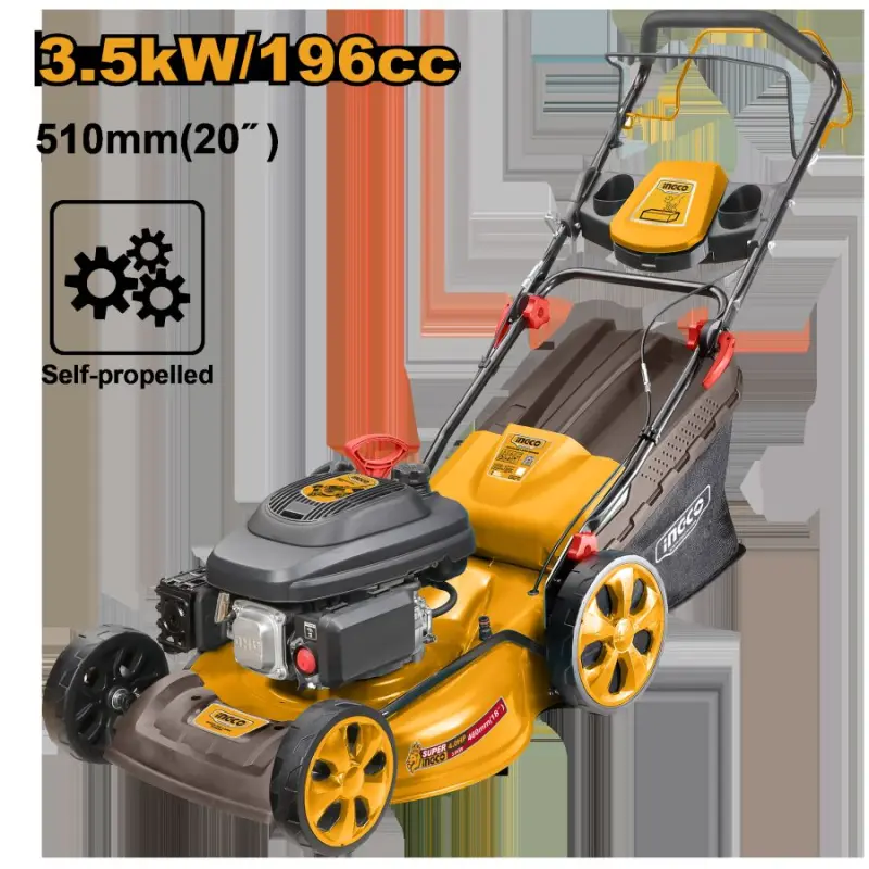 Ingco GLM196202 benzinli ot biçiji 3.5kW 196sm³ 510mm
