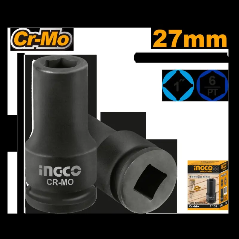 Ingco 1" Udarly 27mm Nasadka HHIS0127L
