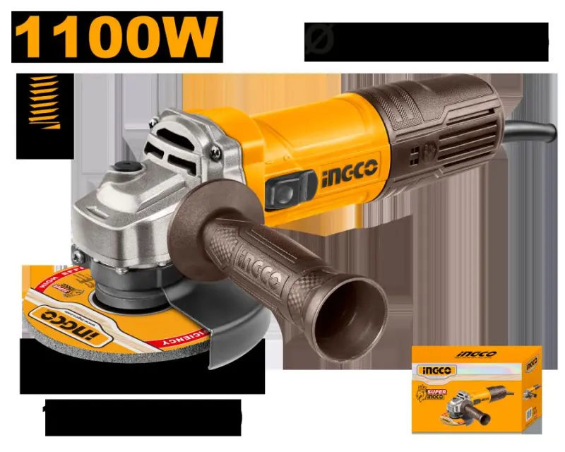 Ingco AG110028 125mm 1100W burçly şlif maşyny