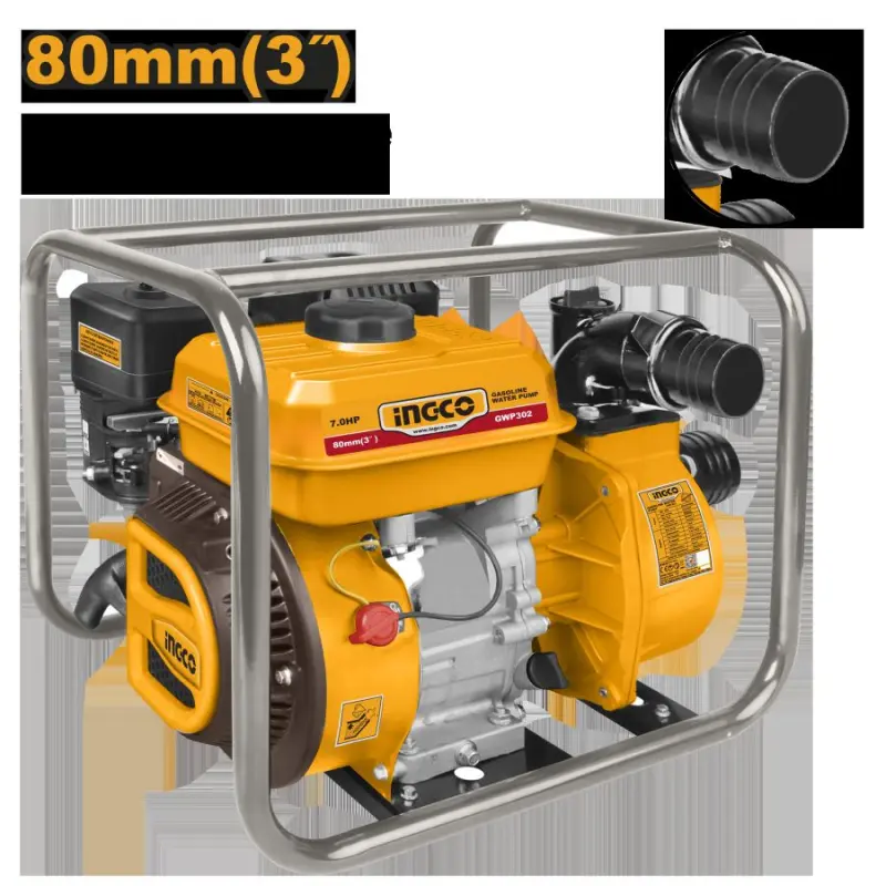 Ingco GWP302 80mm benzinli suw nasosy 1000L/min