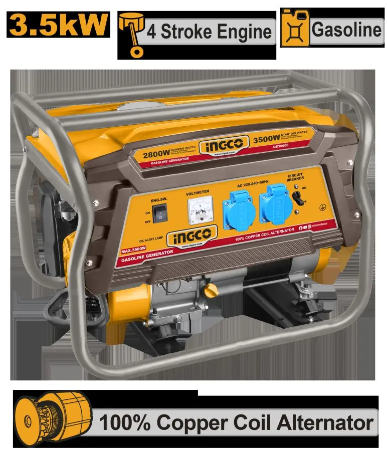 Ingco GE35006 3.5kW benzinli generator