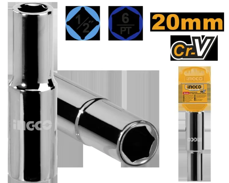 Ingco 1/2" 20mm nasadka HHAST12203L