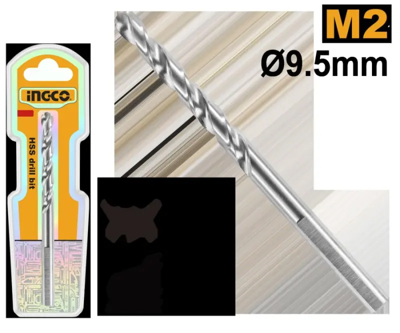 Ingco M2 HSS 2 9,5 mm ýokary takyklykly buraw DBT11300951