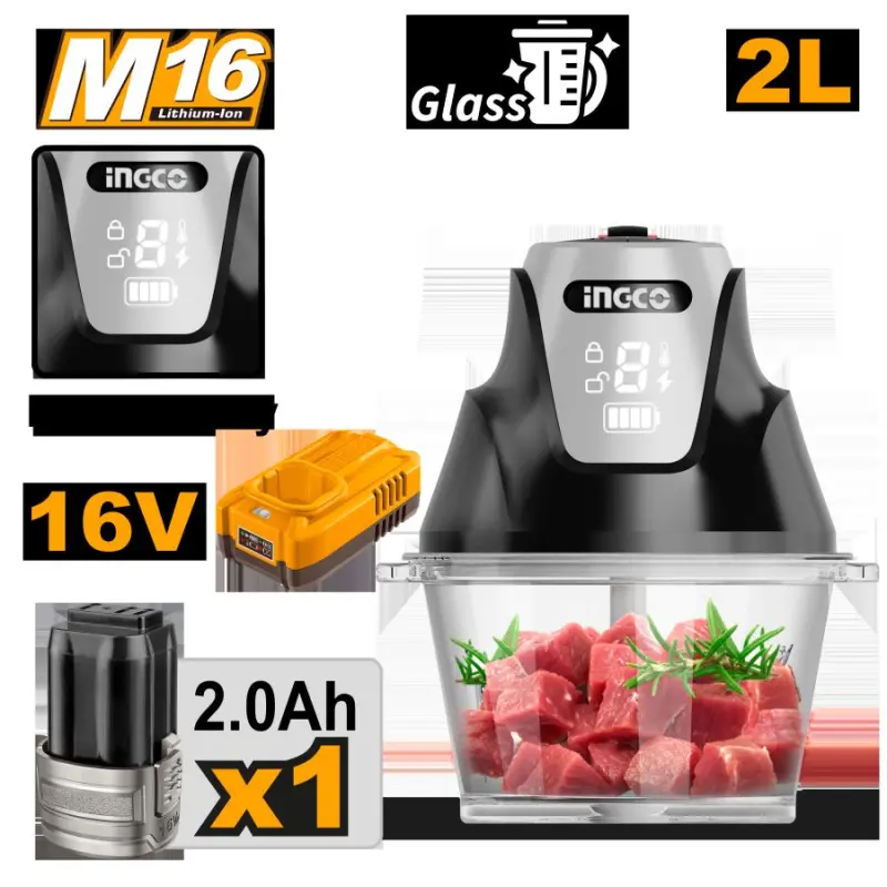 Ingco Simsiz Et Doňduryjy 16V 2,0L CFP029K Akkumulýatorly