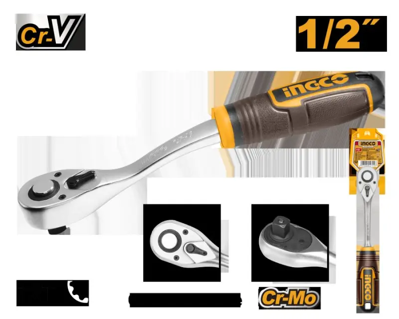 Ingco 1/2r 72T ratçet açar HRTH8412