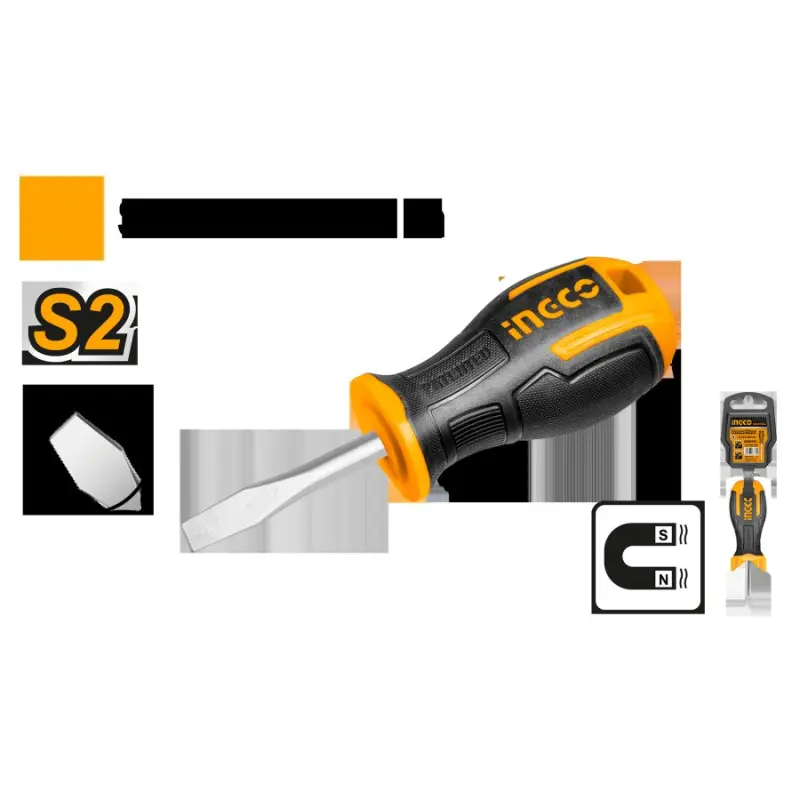 Ingco 6,0mm şliçli otwёrtka 38mm – model HS686038
