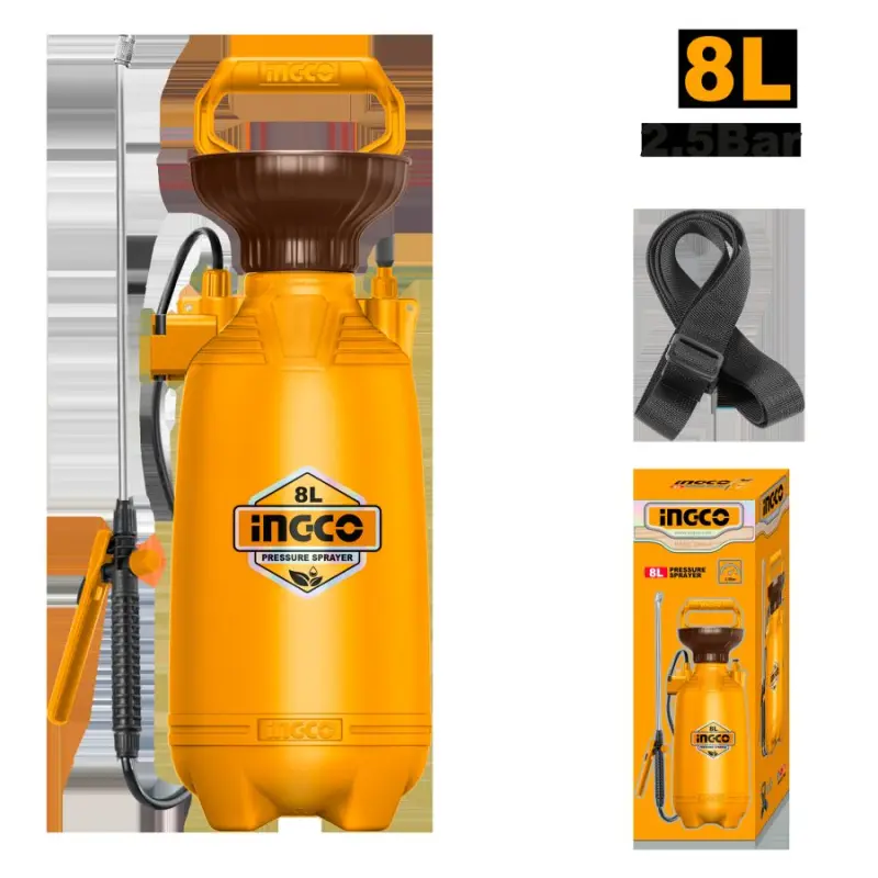 Ingco ýokary basyşly 8L sepiji HSPP30802