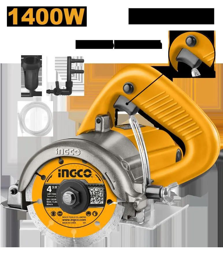 Ingco MC14008 1400W hünärmen el mermer kesiji