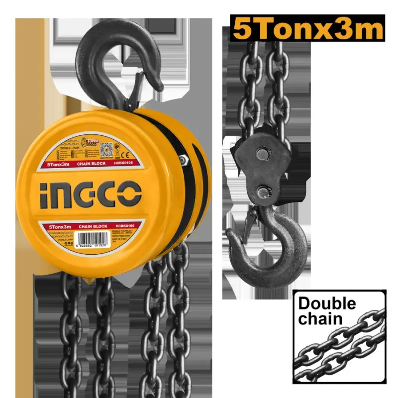 Ingco HCBK0105 5 tonlyk forklift üçin zynjyrly telfer