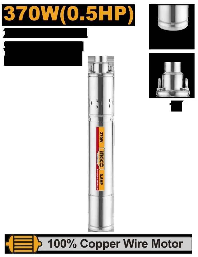Ingco SWP3701 3" Süýji Nasos, 25L/min