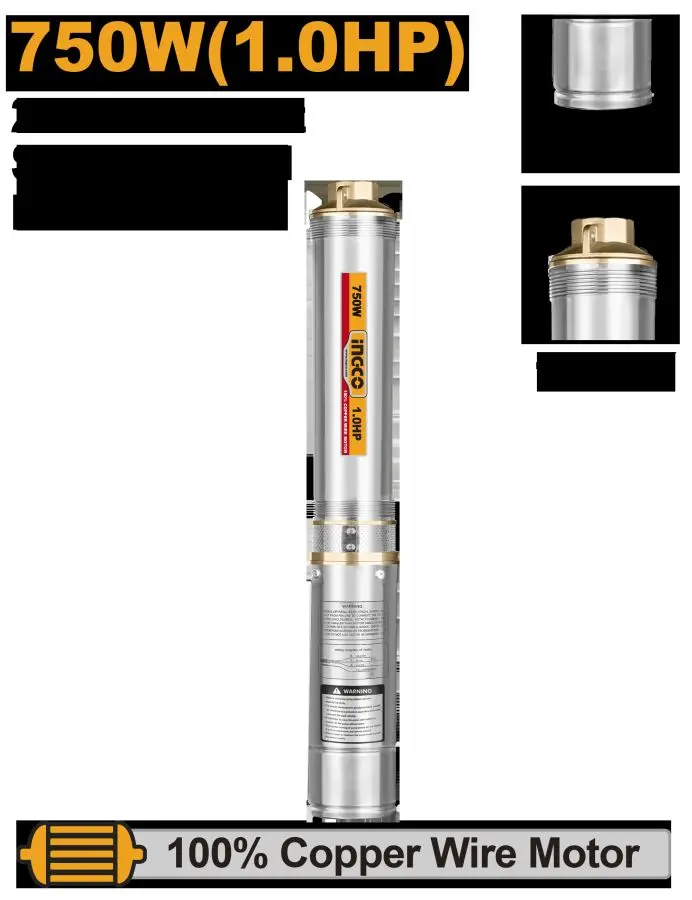 Ingco DWP7501 çuň guýy nasosy 80M 6.0M3/H