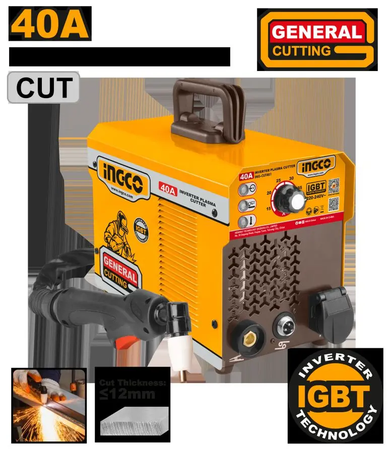 Ingco Inwertor plazma kesiji 12mm ING-CUT401 senagat üçin